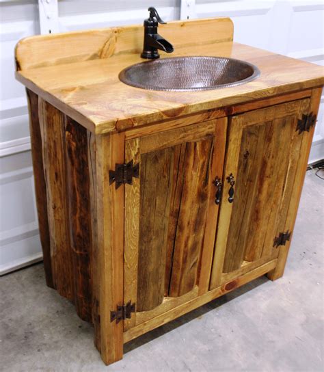 Rustic Log Bathroom Vanity 36 Bathroom Vanity With Sink Ms1371 36