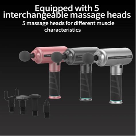Portable Massage Gun With Heating Massage Heads For Percussive Therapy