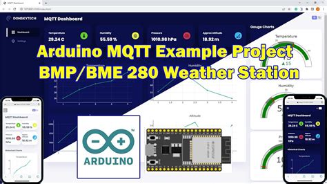 Arduino Mqtt Example Project Bmp Bme Weather Station Youtube