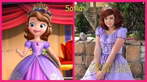 Disney Sofia The First In Real Life All Characters 👉 Nynalife Youtube