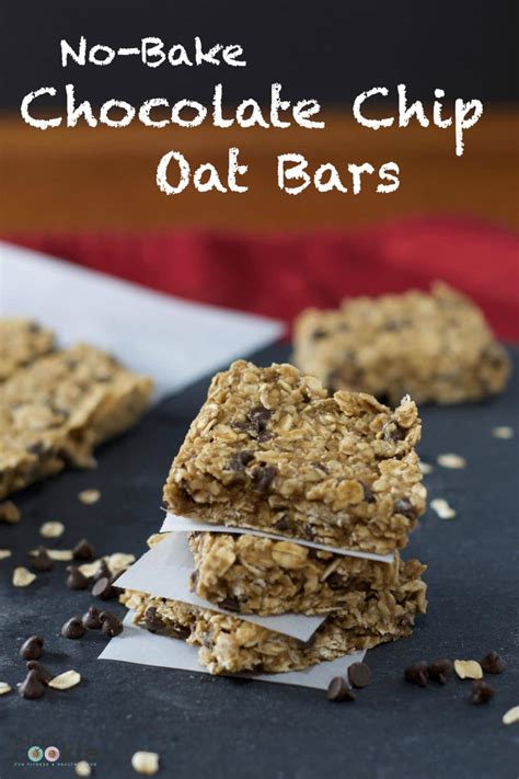 Combine oats, rice cereal and salt in a large bowl. No Bake Chocolate Chip Oat Bars (Gluten Free and Vegan ...