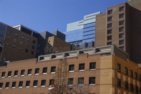 Hospital Building In Downtown Toronto Ontario Canada Stock Photo