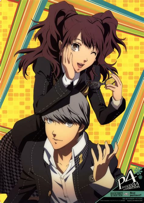 Tags Shin Megami Tensei Persona 4 Kujikawa Rise Narukami Yu Soejima Shigenori Official Art