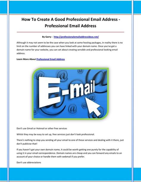 How To Setup A Professional Email Address For Free In 3 Steps Vrogue