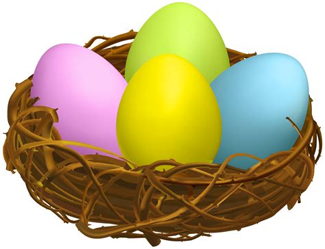 Easter Nest Clipart Clipground