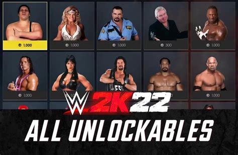 Wwe 2k22 Unlockables List How To Unlock All Characters Arenas And Championships