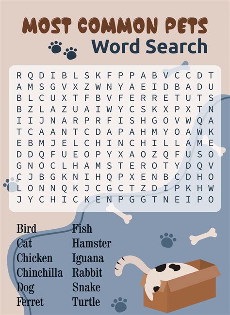 Large Print Easy Word Search Printable