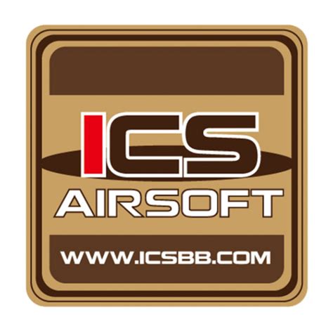 Ics Airsoft Patch Tan 80x80mm