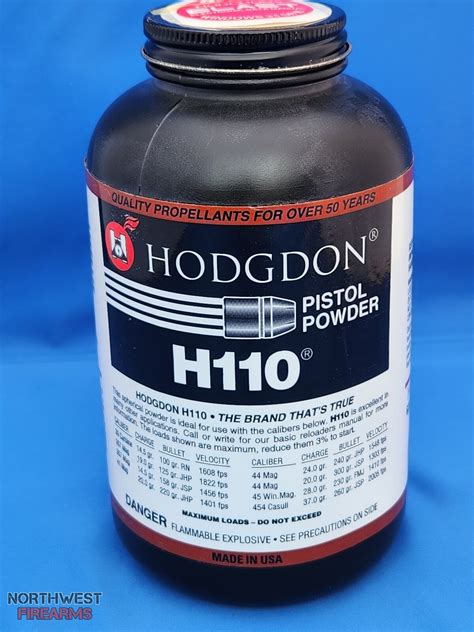 Hodgdon H110 Pistol Powder Northwest Firearms