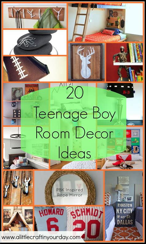 20 Teenage Boy Room Decor Ideas A Little Craft In Your Day