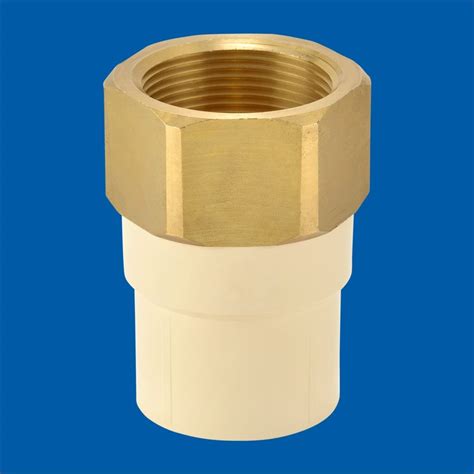 22mm Fta Jindal Upvc Brass Female Thread Adapter For Structure Pipe At