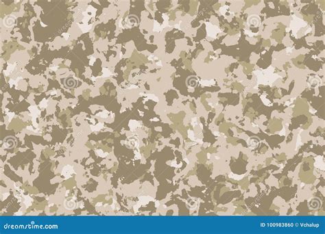 Desert Camouflage Seamless Tileable Texture Royalty Free Stock Image