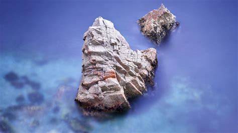 Macos Big Sur Wallpaper 4k Seashore Rocks Stock Aesthetic