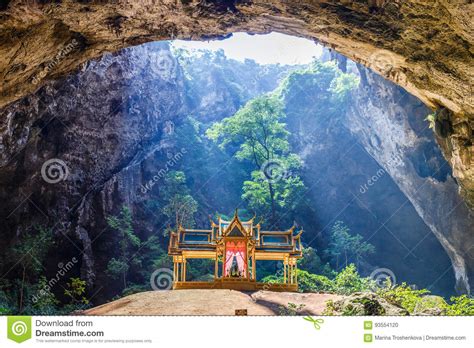 Phraya Nakhon Cave Stock Photo Image Of Landmark Golden 93554120