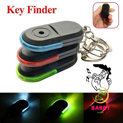 Barry Key Finder Pet Tracker With Led Light Locator Device Whistle