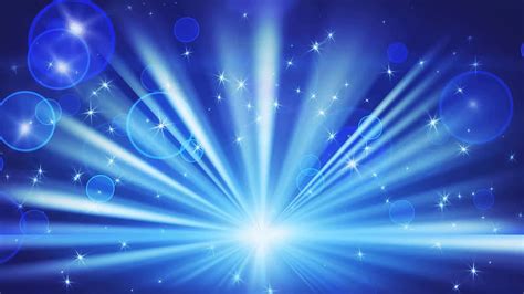 Lights And Shining Stars Blue Loop Backgrounds Motion Backgrounds Star