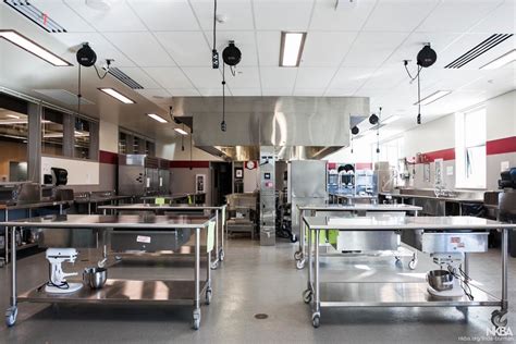 High School Culinary Arts Classroom Nkba Cooking School Interior