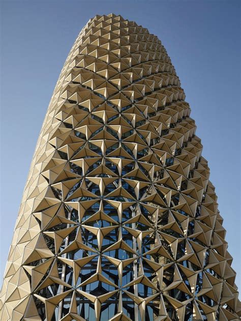 The Worlds Largest Computerized Façade Cools Aedas Al Bahr Towers