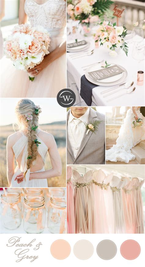 Romantic Spring Summer Wedding Color Palettes For Brides