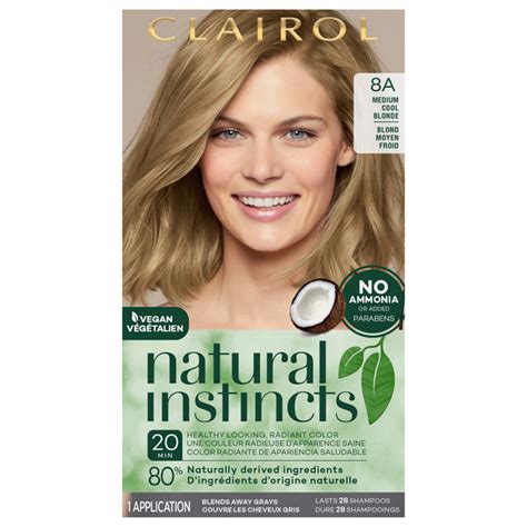 Save On Clairol Natural Instincts Hair Color 8a Medium Cool Blonde