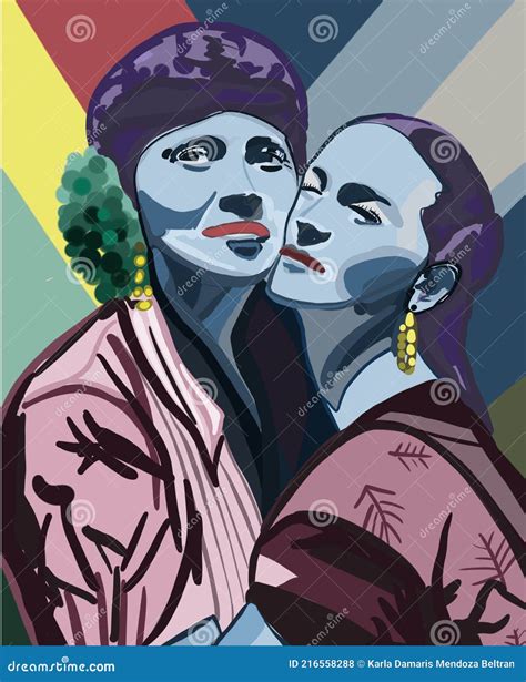 Frida Kahlo Una Mexicana Feminista Cubismo Pintura Conceptual Con Otra
