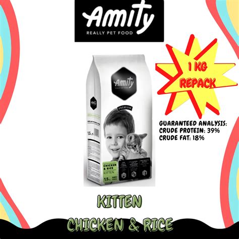 Amity Super Premium Adult Kitten Cat Food 1kg Shopee Malaysia
