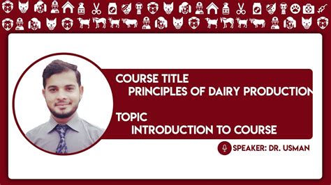 Lecture 1 Introduction To Course Principles Of Dairy Production Youtube