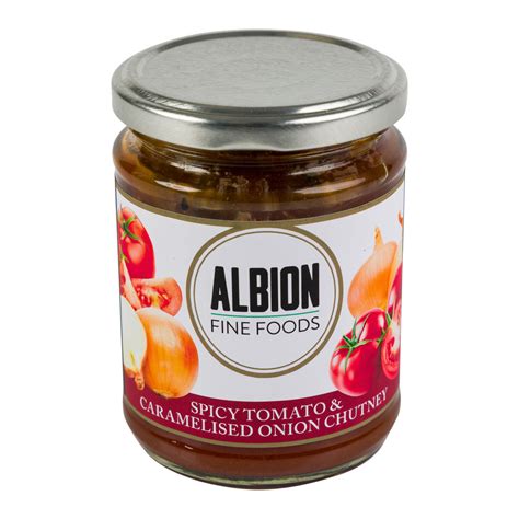 Tomato Caramelised Onion Chutney G Albion Fine Foods Ltd