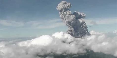 Indonesias Most Volatile Volcano Spews Massive Ash Cloud In New