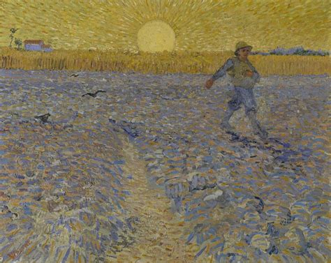 Le Semeur Au Soleil Couchant De Vincent Van Gogh