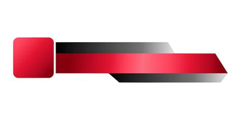 Premium Vector Red And Black Lower Third Text