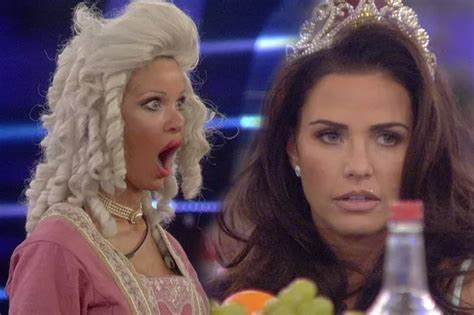 katie price and alicia douvall beef cbb glamour models fell out over dwight yorke threesome
