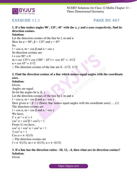 Ncert Solutions For Class 12 Maths Exercise 111 Chapter 11 3