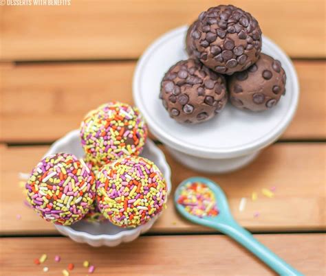 Healthy Chocolate Fudge Truffles High Protein Desserts Low Sugar