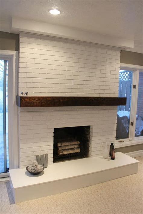 30 Stunning White Brick Fireplace Ideas Part 1 White Brick