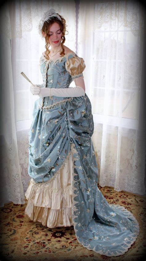 Old Fashioned Clothes Victorian Bustle Gown Dress Ready To Wear By Manthecapstan 700 00