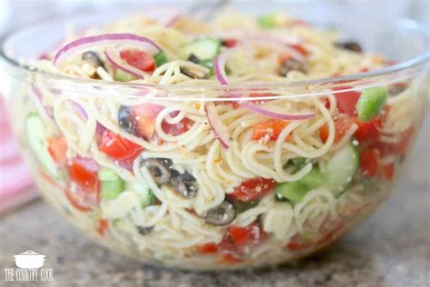 See more ideas about spaghetti salad, italian spaghetti salad recipe, cooking recipes. SUMMER SPAGHETTI SALAD (+Video) | The Country Cook