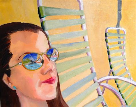 Judy Gilbert Levey Art Reflection In Sunglasses