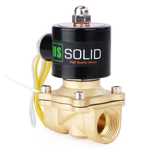 Ac110v G38 Brass Electric Solenoid Valve 232 Psi Normally Closed Air