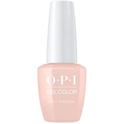 Opi Gelcolor Gelcolor Soak Off Nail Polish Put It In Neutral Gc T