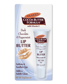 Dark Chocolate & Peppermint Lip Butter | Palmers cocoa butter formula, Cocoa butter formula, Lip ...