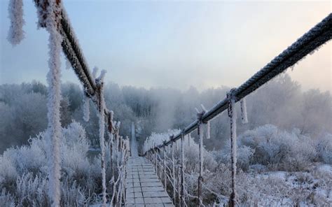 Bridges In Winter Wallpapers High Quality Download Free