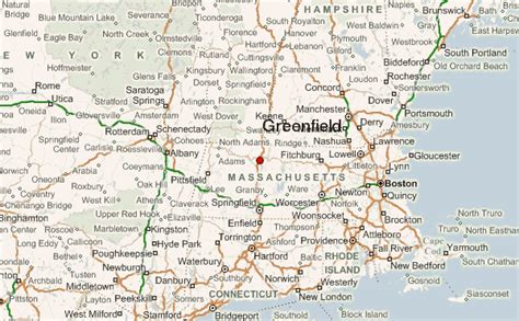 Greenfield Ma Map