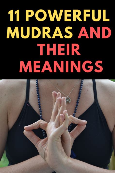 Powerful Mudras And Their Meanings Mudras Meanings Mudras