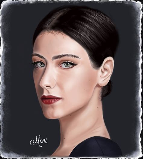 Leyla Hazel Kaya Feriha Turkish Actress Drawn By Moni Moni Kaya