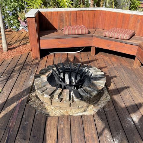Self Feeding Fire Pit Rack 1 Steel Firepit Basket For Backyard Wood