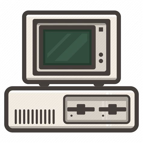 Ibm Legacy Pc Computer Dos Xt Icon Download On Iconfinder