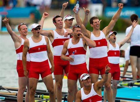 The Great Eight Canadas Mens Eight Rowing Team Celebrates Their