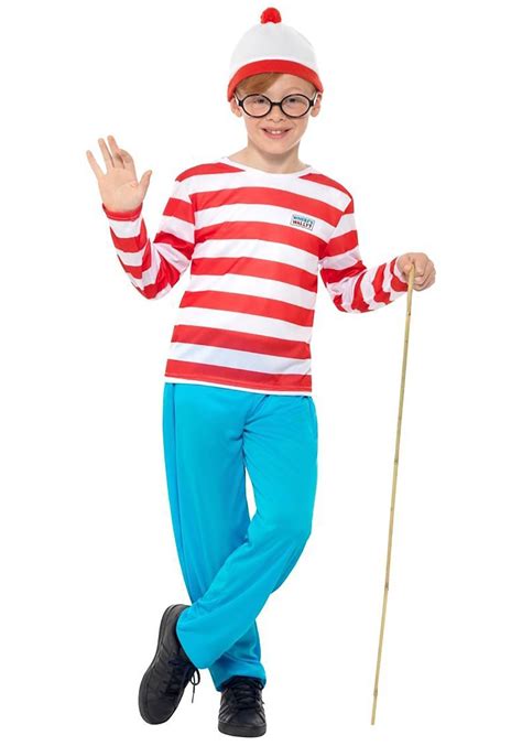 Wheres Wally Wally Costume For Boys In 2022 World Book Day Costumes
