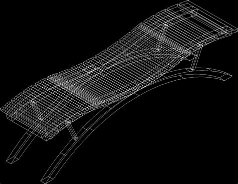 Lounge Chair Chaise Dwg Block For Autocad • Designs Cad